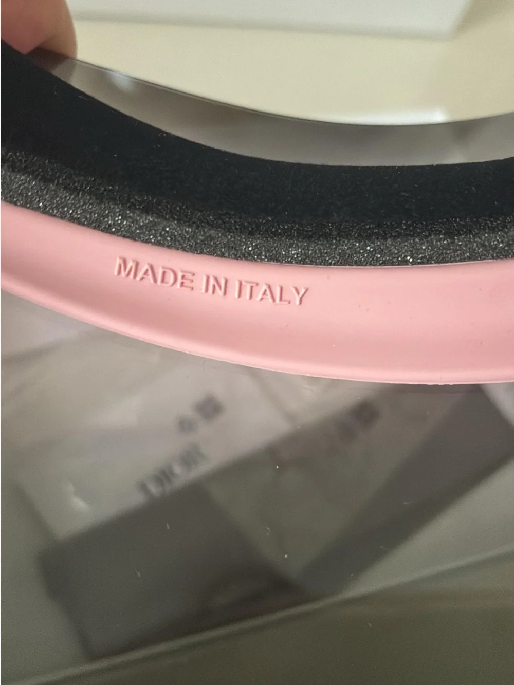 Dior Pink Shield Visor with Smoke Lens